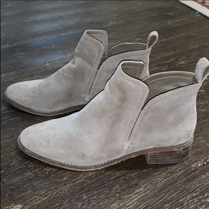 Dolce Vita Shoes - Taupe grey suede booties Dolce Vita Shoes - Taupe grey suede booties